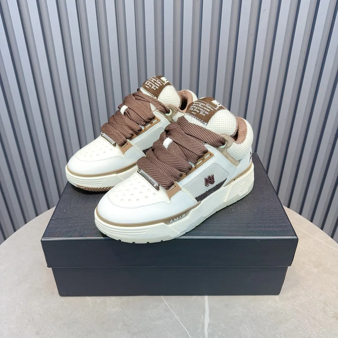 Men's shoes 💰660💰 AMIRI AMIRI trendy brand hot sale 🔥 Available all year round, couples 💑 Official website synchronization Imported fabrics 1⃣️ vs 1⃣️ replica, original factory special original sole, 35-45 (45. non-refundable)